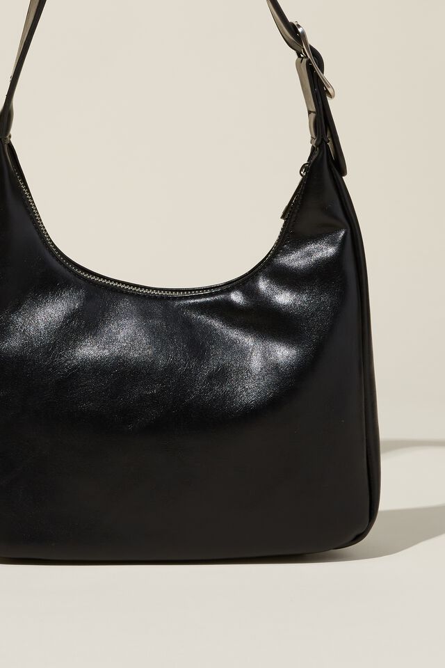 Amelia Shoulder Bag, BLACK