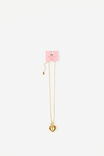 Rubi X Luyanda Zwane, WATERPROOF NECKLACE GOLD HEART FOB - example image 2
