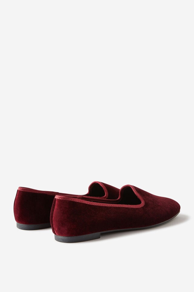 Sophie Slipper Cut Loafer, CHERRY VELVET