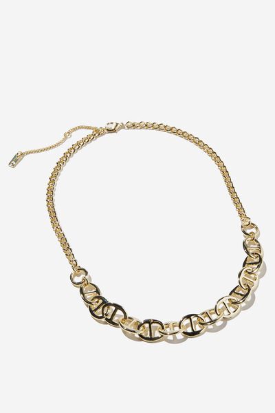 Premium Forever Necklace Gold Plated, GOLD PLATED JUPITER CHAIN