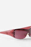 Simi Shield Sunglasses, BERRY GRADIENT - alternate image 2