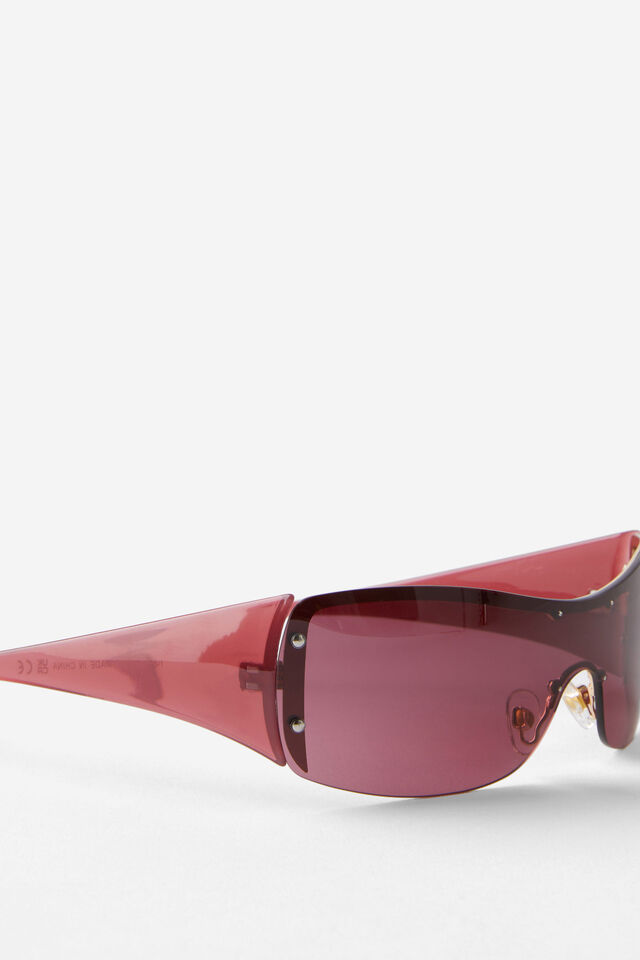 Simi Shield Sunglasses, BERRY GRADIENT