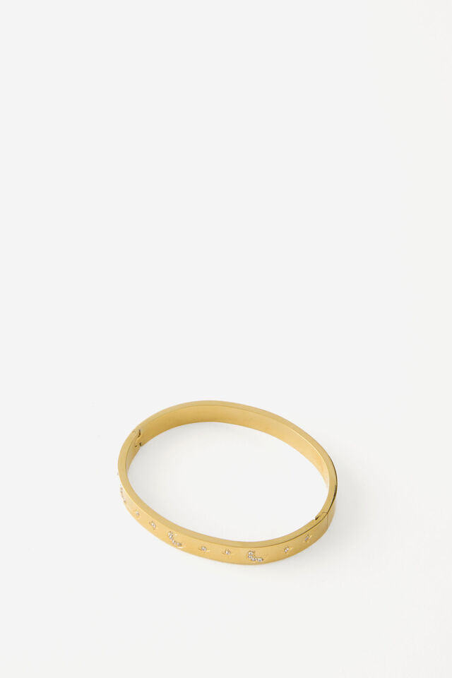Rubi X Luyanda Zwane, WATERPROOF BANGLE GOLD CELESTIAL DIA