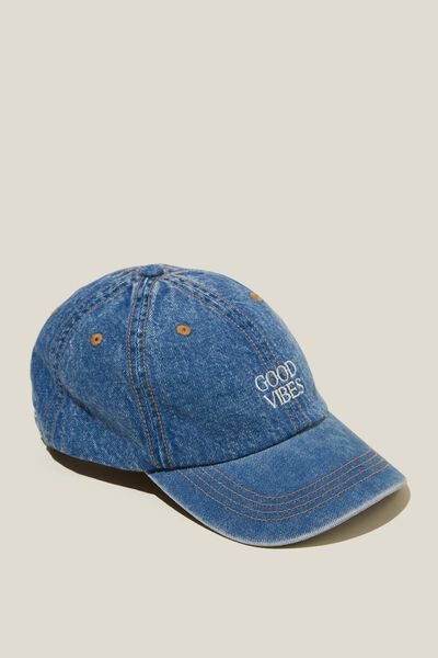 Classic Dad Cap - Vacation, WASHED DENIM/SURFERS BLUE
