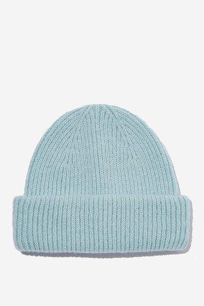 Racquel Ribbed Beanie, BABY BLUE