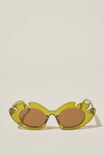 Isla Flower Sunglasses, SWEET GREEN - alternate image 1