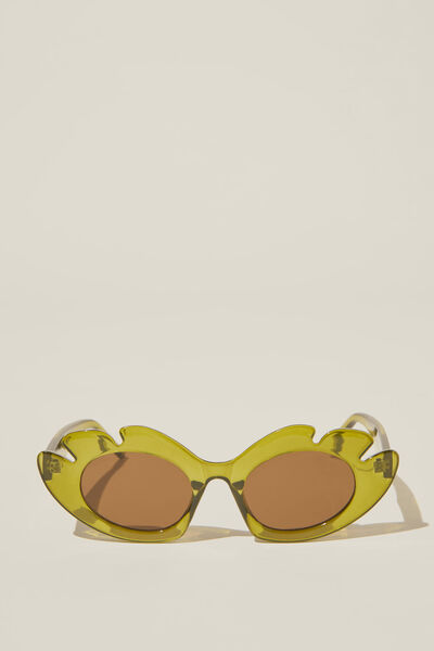 Isla Flower Sunglasses, SWEET GREEN