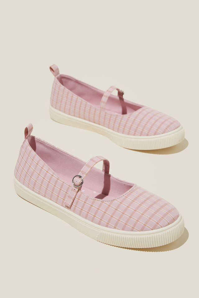Audrey Mary Jane Plimsoll, PINK CHECK
