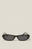 Margot Slimline Cateye Sunglasses, BLACK - alternate image 1
