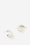 Select Colour: SILVER TEAR DROP STUD
