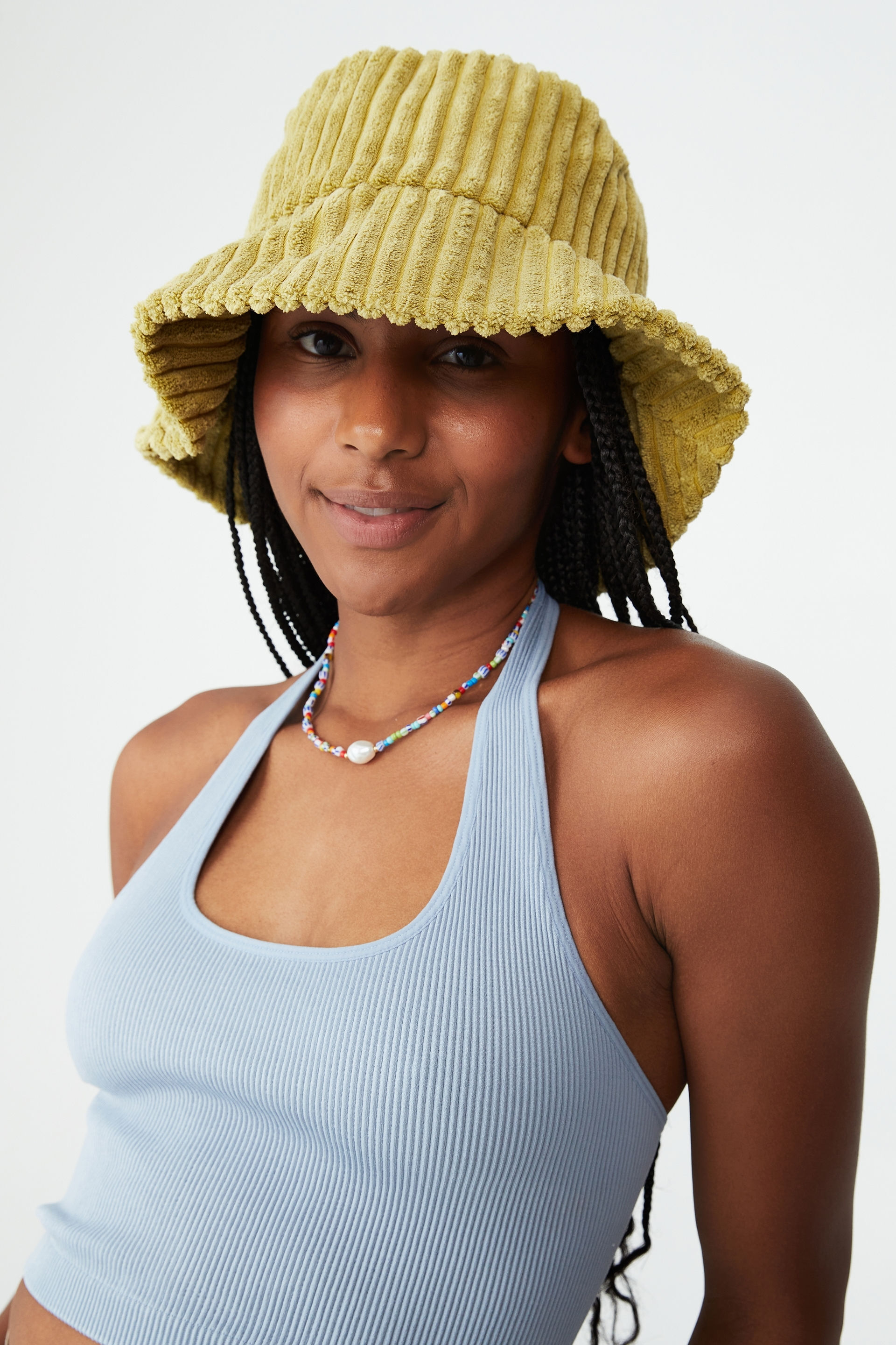 Women Hats | Bianca Textured Bucket Hat - QO73565