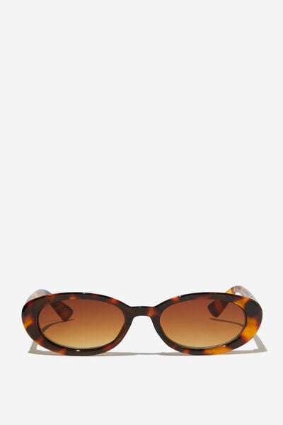 Óculos de Sol - Ophelia Oval Sunglasses, DEEP TORT