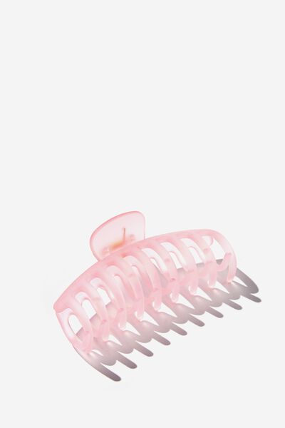 Rachel Hair Claw, FROSTED PINK