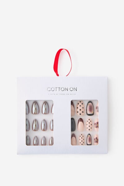 Press On Nails, GIFT PACK/MOCHA MOOD