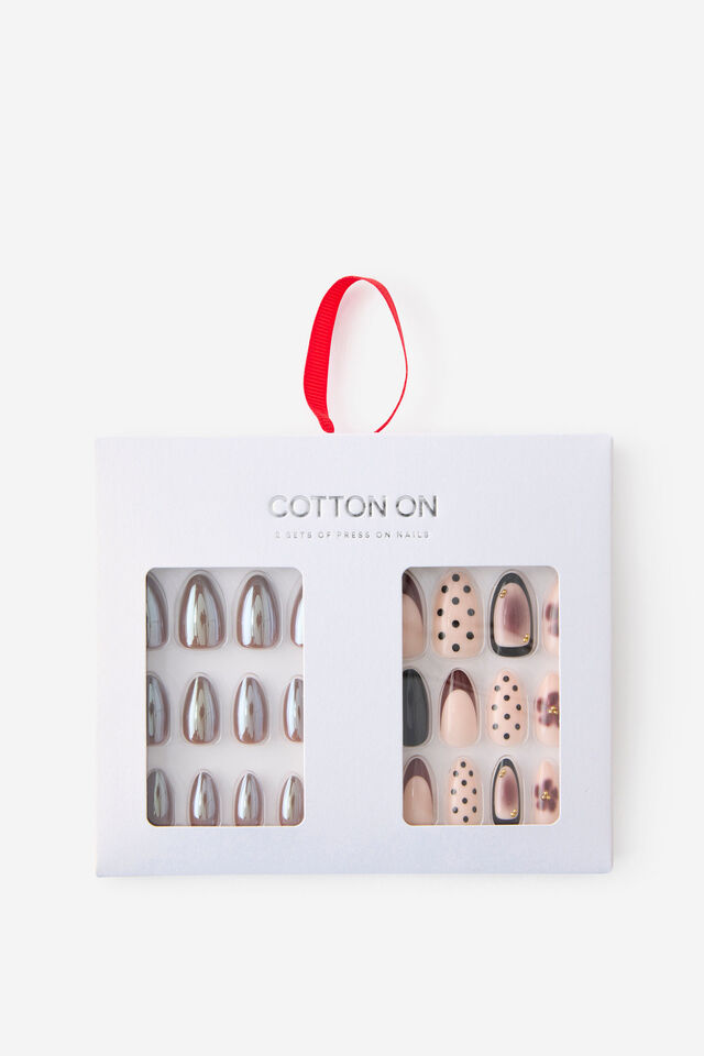 Press On Nails, GIFT PACK/MOCHA MOOD