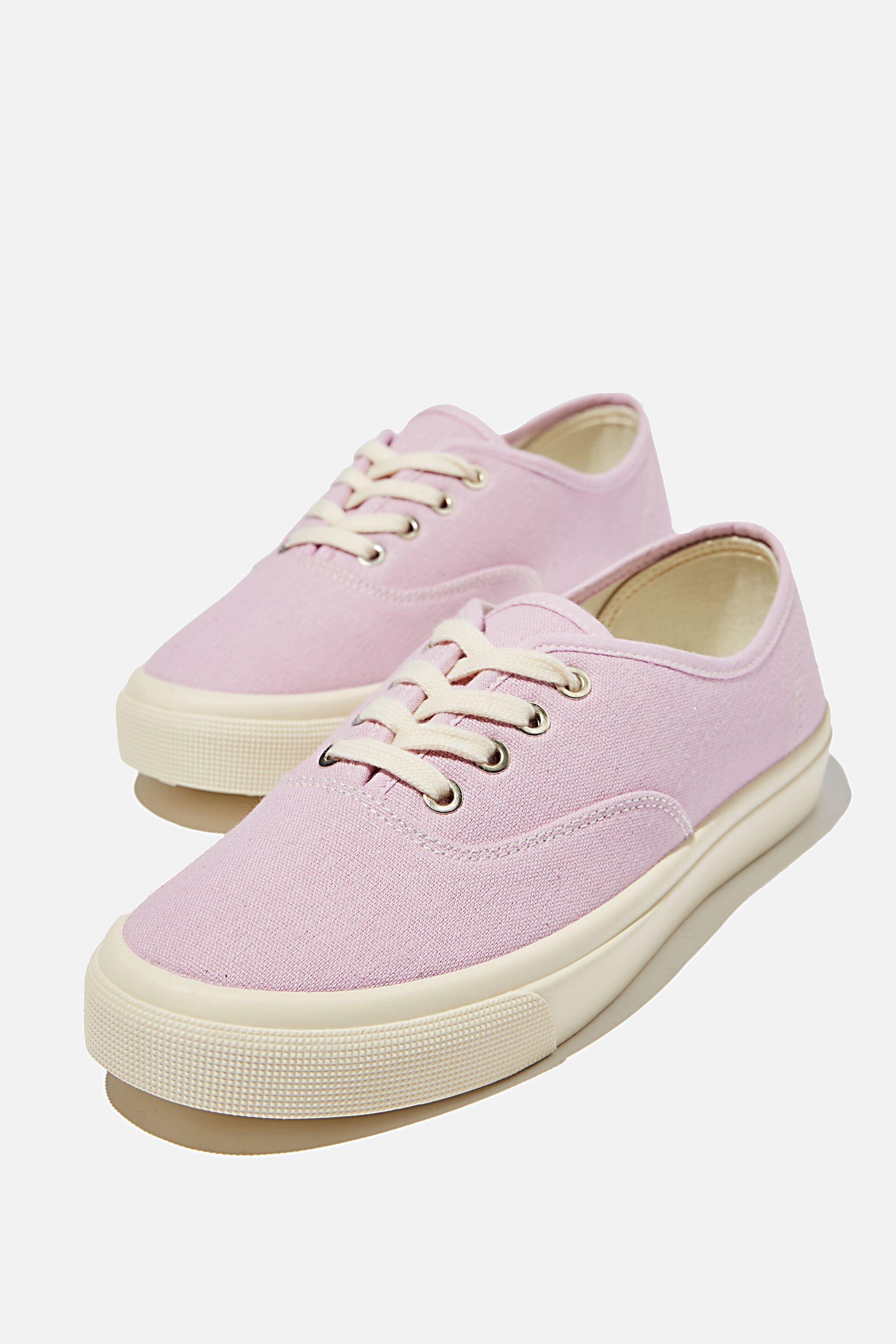 pink plimsolls sneakers
