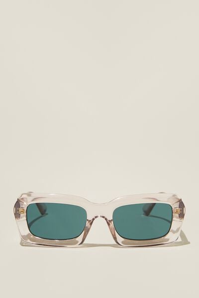 Miles Square Sunglasses, CRYSTAL