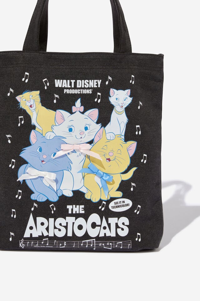 Montana Mini Denim Tote, LCN DIS ARISTOCATS/WASHED BLACK