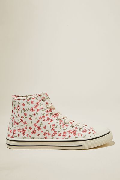 Harlow High Top, STONE DITSY FLORAL