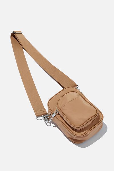 Nellie Camera Cross Body Bag, BROWN TAUPE