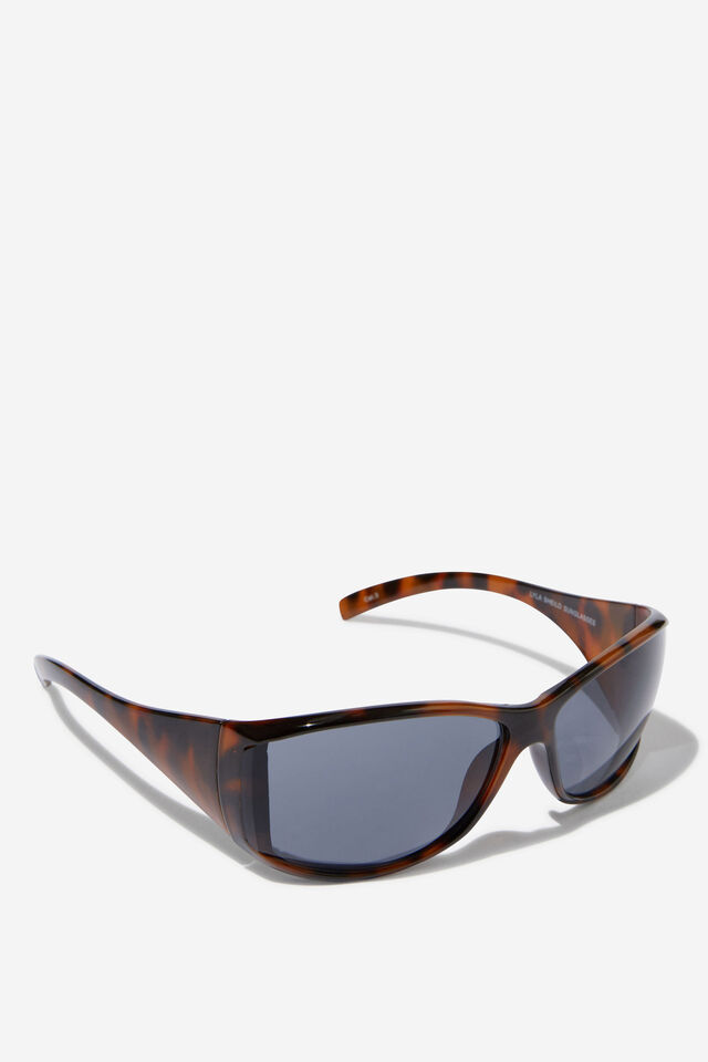 Lyla Sheild Sunglasses, TORT