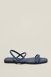 Bondi Strappy Sandal, MID BLUE NUBUCK - alternate image 1