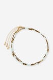 3Pk Beaded Necklace, BLUE/CHOC MICRO BEADS - example image 1