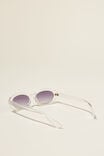 Ophelia Oval Sunglasses, CRYSTAL - alternate image 3