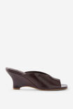 Michelle Wedge, BURGUNDY PATENT PU - example image 1