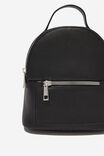 Cara Mini Backpack, BLACK PEBBLE - alternate image 3