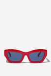 Ciara Cat Eye Sunglasses, SCARLET RED - alternate image 1