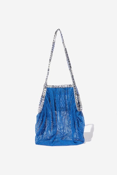 Faye Netted Tote Bag, SAILOR BLUE