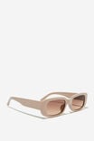 Abby Rectangle Sunglasses, PORCELAIN - alternate image 3