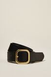 Cinto - Slim Dad Belt, BLACK/ANTIQUE GOLD - vista alternativa 1