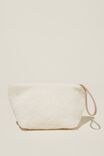 The Holiday Cosy Pouch, ECRU SHERPA - alternate image 1