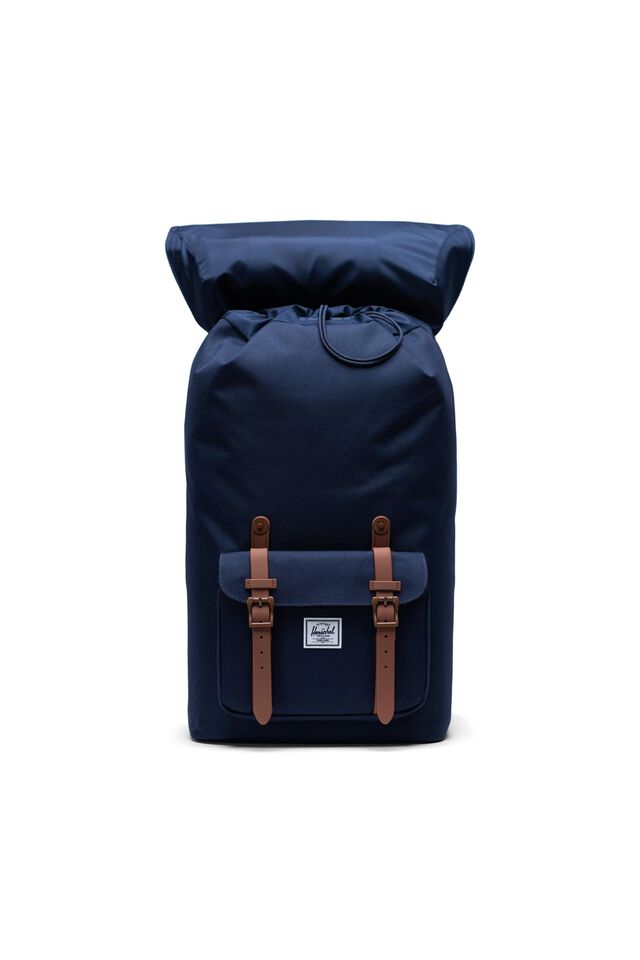 Herschel Little America Backpack, PEACOAT/SADDLE BROWN