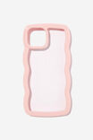 Phone Case Iphone 15, WAVES FOR DAYS SOFT PINK - alternate image 1