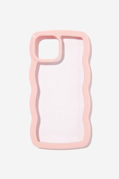 Phone Case Iphone 15, WAVES FOR DAYS SOFT PINK