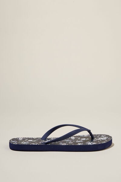 The Rubi Flip Flop, ELODIE DITSY/INDIGO BLUE