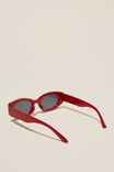 Ruby Round Sunglasses, SCARLET RED - alternate image 3