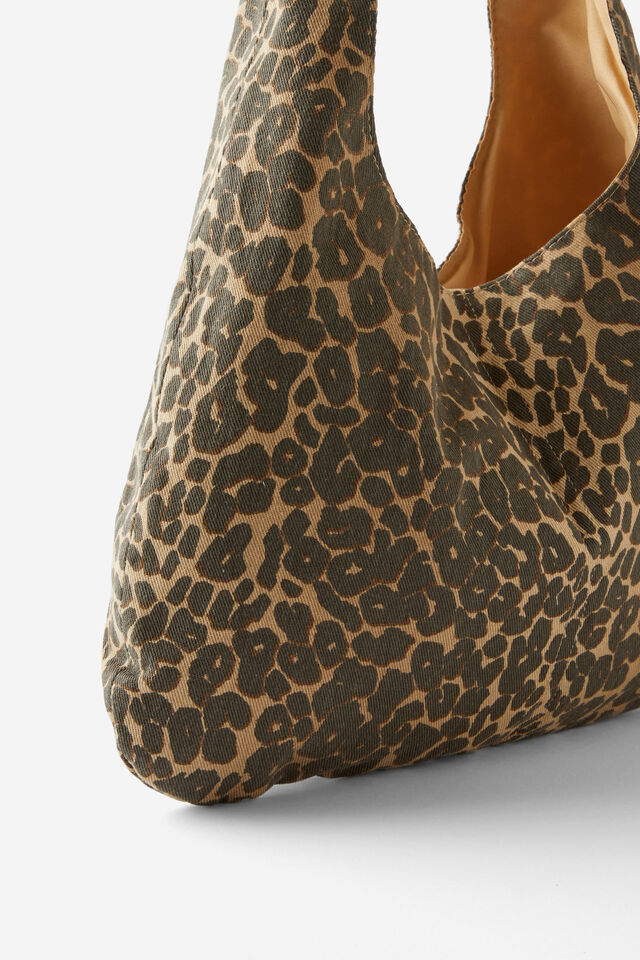 Ava Tote Bag, LEOPARD CANVAS