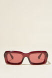 Miles Square Sunglasses, DEEP BERRY - alternate image 1