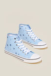 Harlow High Top, BABY BLUE DITSY - alternate image 2