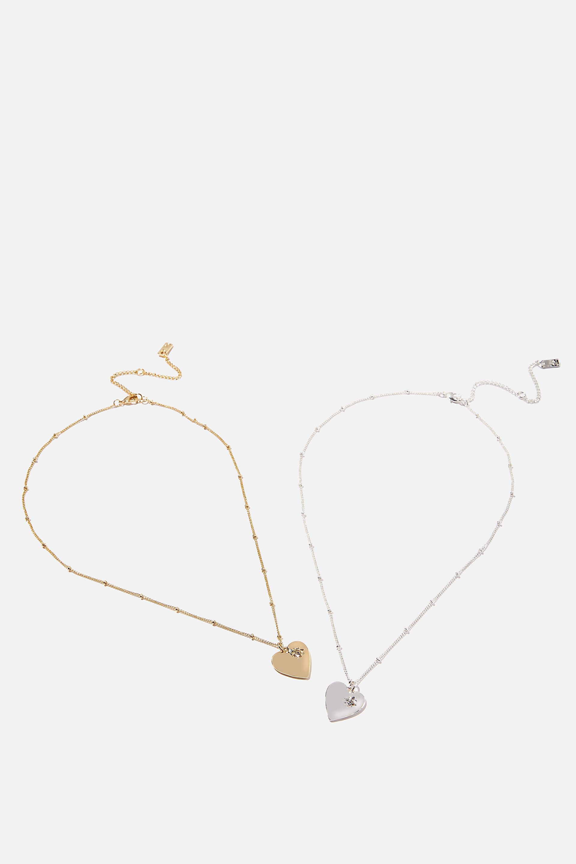 Gifts Gifts For Her | Dear Bff 2Pk Necklace - TV24897