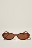 Óculos de Sol - Ophelia Oval Sunglasses, SEPIA TORT - vista alternativa 1