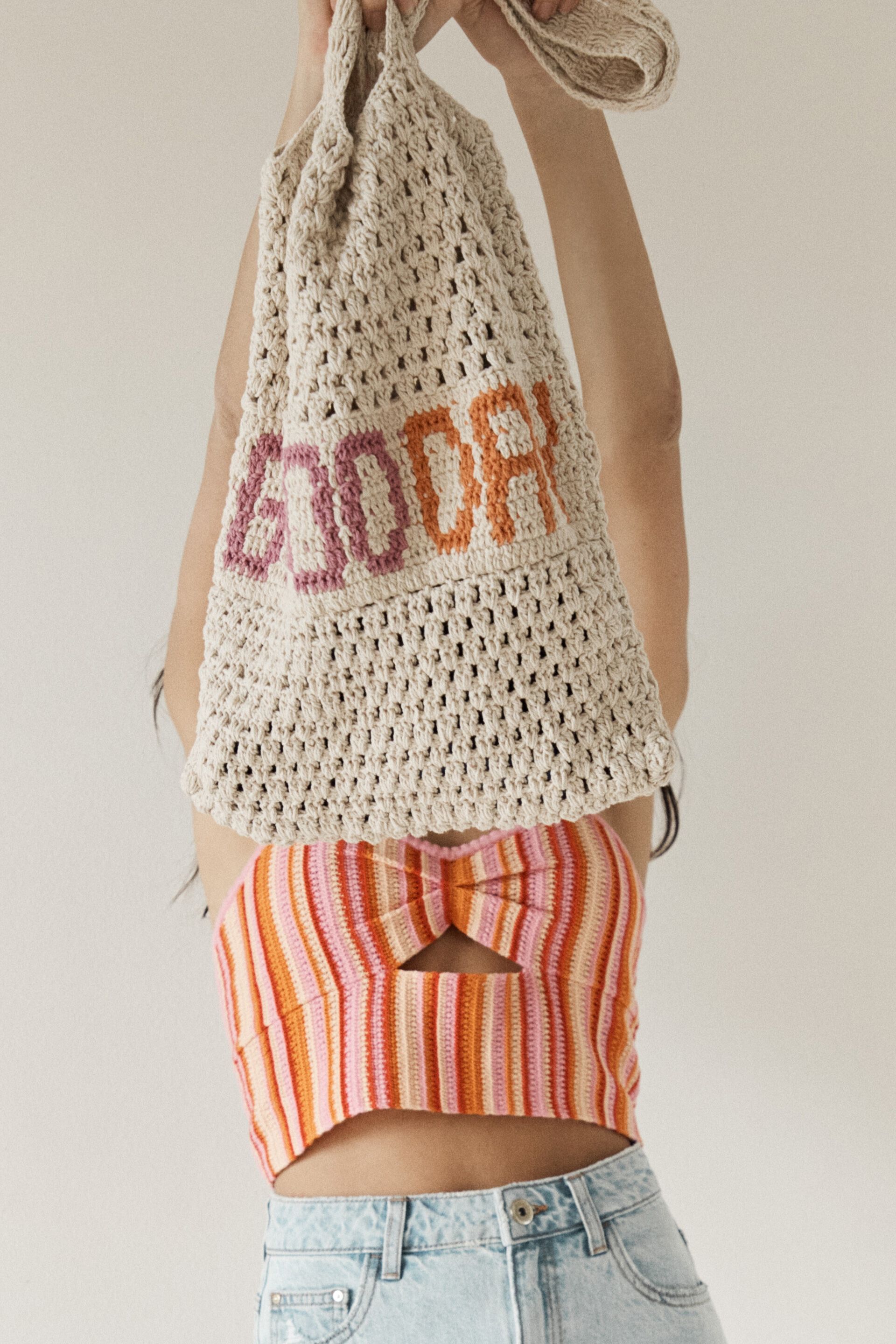 Women Bags | Crochet Tote Bag - OU39955