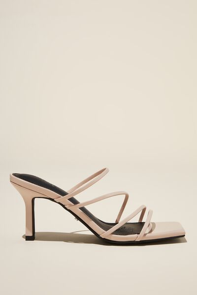 Dylan Strappy Mule, TAUPE BOX PU