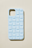 Phone Case Iphone 12/12 Pro, VIBE CHECK SOLID BLUE - alternate image 1
