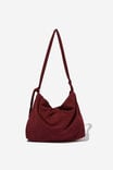 Alex Knotted Slouchy Tote, RED CORD - alternate image 1