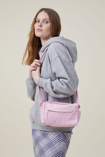 Charlie Cross Body Bag, WASHED CANDY PINK